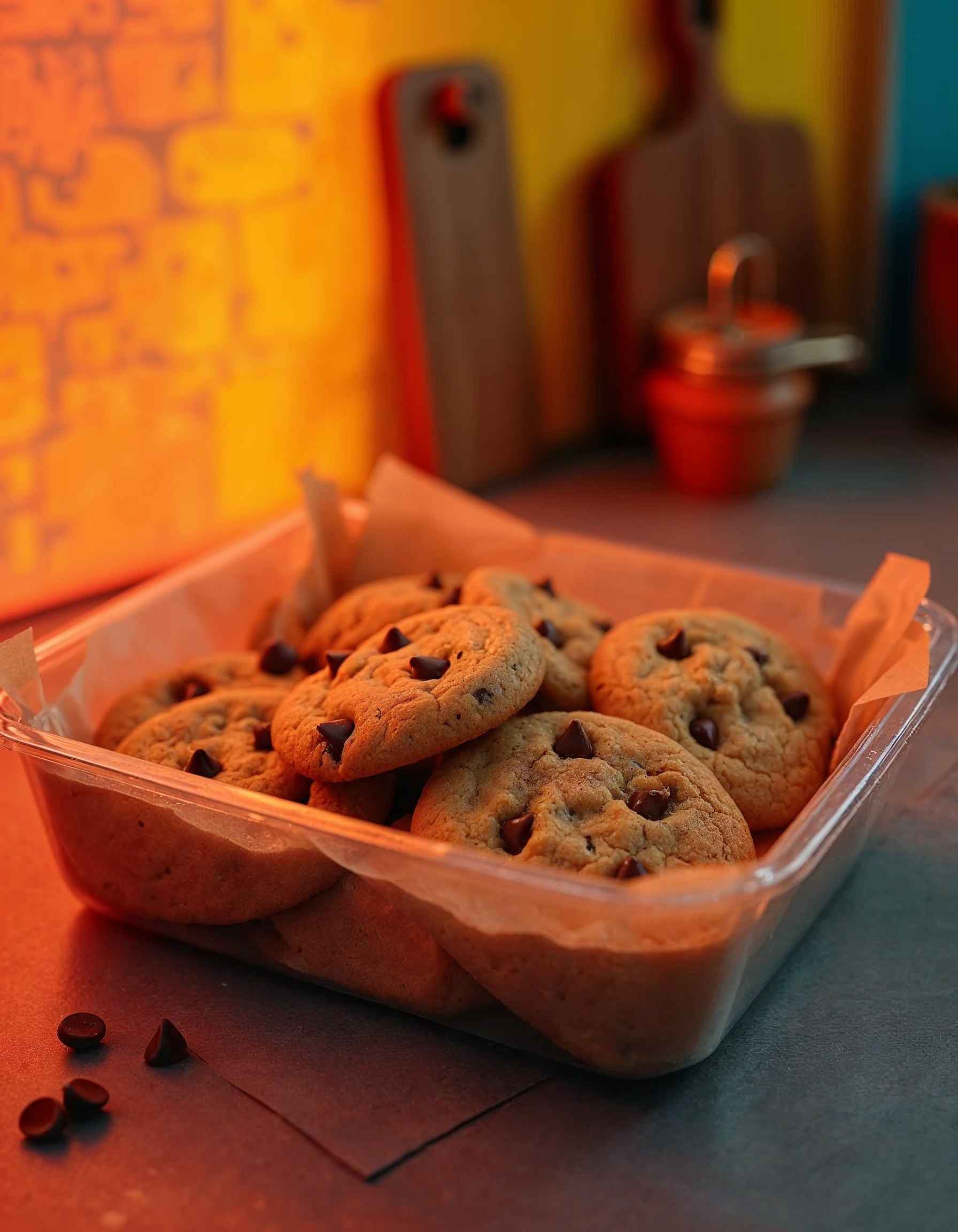 What type of container is best for storing cookies