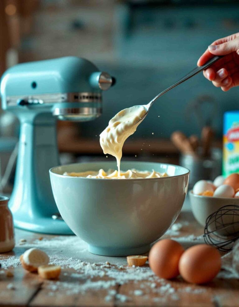 Adding sour cream to a box cake mix for moist and flavorful cakes.